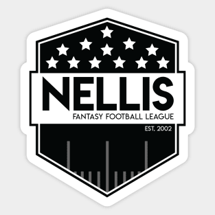 NFFL Shield | Black and White Sticker